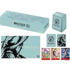 Bandai One Piece Card Game: Japanese 1st Anniversary Set Opbevaringsboks, Playmat & Promokort