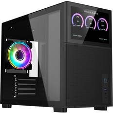 Case micro atx CiT Pro Jupiter Micro-ATX Tempered Glass Gaming Case
