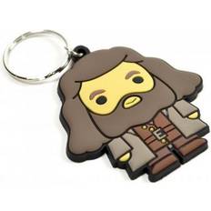 Brown Keychains Harry Potter Chibi Rubber Keyring - Brown/Yellow/Multicolour