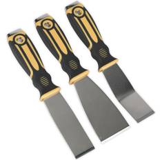 Loops 3 Pack Premium Rigid Blade Hand Scraper Set Hammer Cap