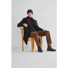 Elastico Cappotti Selected Cappotto di lana Homme - Nero