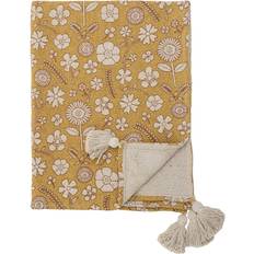 Bomull - Gula Filtar Bloomingville Camille cotton Blankets Yellow