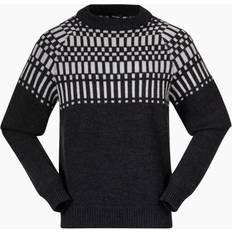 Bergans Herr Tröjor Bergans Nordmarka Merino Jumper Men Dark Shadow Grey/Vanilla White