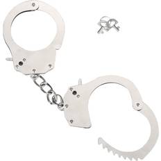 Me You Us Heavy Metal Handcuffs Silver