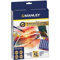 Lápices de Color Manley Coloured crayons 42 Pieces Multicolour