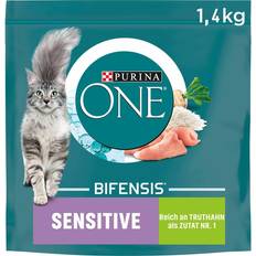 Purina ONE Katter - Torrfoder Husdjur Purina ONE Sensitive 1,4