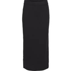 Beste Skjørt Object Objreynard HW Knit Skirt - Svart