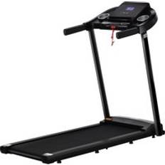 Treadmill Treadmills Homcom 1.5HP Treadmill, 12km/h Electric 1.5HP Motorised Running Machine, w/ 12 Programs, LED Display, for Gym Indoor Fitness