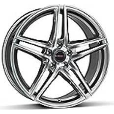 Car Rims Borbet x RT 8 x 18 ET 30 Circle 5 120 Hub Centering 72.5 RT 80830120572.5BS, Brilliant Silver