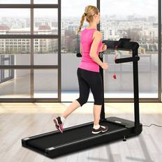 Fitness Machines Homcom Foldable 600W Motor Treadmill Black