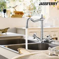 Dishwasher Connection Kitchen Taps JASSFERRY JASSFERRY Vintage Style Monobloc Kitchen Sink Chrome