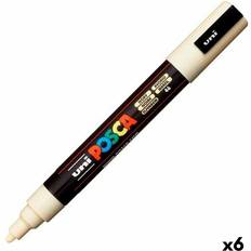 Posca Tuschpennor PC-5M Elfenben 6 antal