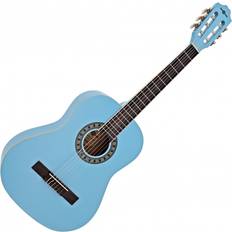 Gear4music 3/4 Classical Guitar, Blue, by Gear4music