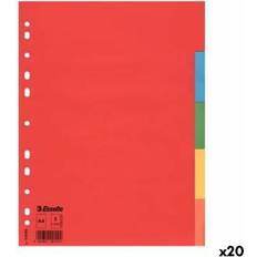 Mehrfarbig Bindezubehör Esselte Seperators Multicolour 5 Sheets A4