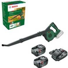 Bosch UNIVERSALLEAFBLOWER 18V-130 P4A 18v Cordless Garden Leaf Blower 2 x 4ah Li-ion Charger