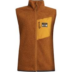 Nainen - Villa Liivit Lundhags Flok Wool Pile Vest - Dark Gold