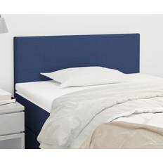 Bleu Têtes de lit vidaXL Meuble de Chambre À Coucher Accessoire de Lit Simple 80x5x78/88 cm Tissu Tête de lit