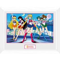 Plástico Pósters GB Eye Sailor Moon Group Framed Art Print Póster