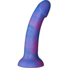 Baseks Silikon Dildo, Blue Galaxy 18 cm