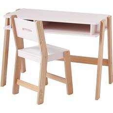 Desk Chairs Vertbaudet Junior Chair Architekt Line Pink Medium Solid