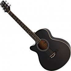 Gear4music Student Left Handed Acoustic Guitar by Gear4music, Black