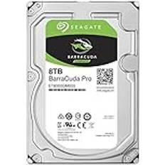 Seagate Seagate Barracuda Pro 8TB 3.5" SATA III 8000GB Serial ATA III Hårddisk 0–60 ° C, Serial ATA III, Hårddisk