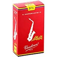 Rouge Embouchures pour instruments à vent Vandoren Boîte de 10 anches saxophone alto Java Red Force 3.5 SR2635R