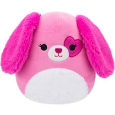 Squishmallows Hundar Mjukisdjur Squishmallows Heart Sager the Pink Dog 19cm