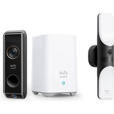 Elektroartikel Eufy Video Doorbell S330 Wired Wall Light Cam S100 Black