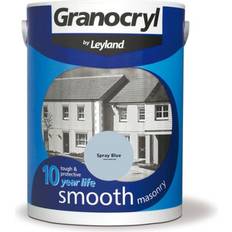 Paint on sale Granocryl Smooth Masonry Paint 5L Spray Blue