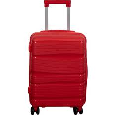 Borg Living Lättvikts Kabinväska Waves Röd Hardcase