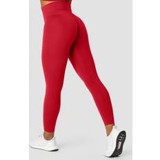 Röda - Träningsplagg Tights ICANIWILL Define Seamless Scrunch Tights Red