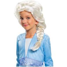 Sagofigurer Långa peruker Disguise Maskeradkläder- Elsa Peruk One Maskeradkläder