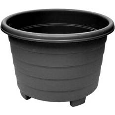 Grosvenor Round Plant Pot Black 39Cm