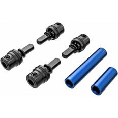 Traxxas Fjernstyret legetøj Traxxas Driveshafts, center, male (metal) (4) Driveshafts, center, female, Aluminum 6061-T6 (blue-anodized) (front & rear) (TRX-9751-BLUE)