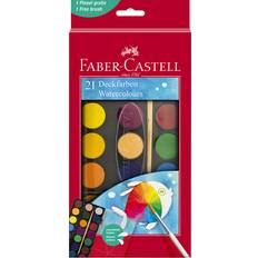 Best_beoordeeld Aquarellen Faber-Castell Wasserfarbe Deckfarbe Aquarell 21 Farben 1 P One Size Farbe