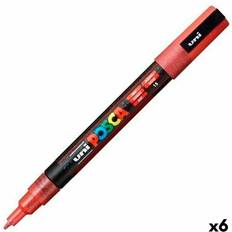 Posca Marker PC-3ML Red 6 Units