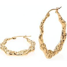 Sistie Guldpläterad Örhängen Sistie Xenia x 2nd Earrings Förgyllt Rostfritt stål