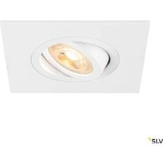 Lamper SLV New Tria 75 XL Downlight LED Indbygningslys 10W Firkantet IP20 Spotlight