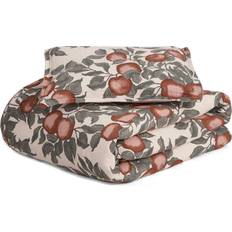 Punainen Vuodevaatesetit Garbo&Friends Pomme Duvet Cover Set Muslin Junior 100x130 cm