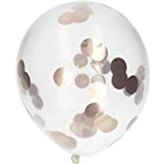 Roségoud Ballonnen Folat Confetti Ballonnen Rosé Goud (4st)