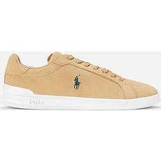 Polo Ralph Lauren Heritage Court II Suede Sneakers - Bone/College Green