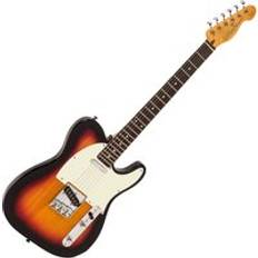 Vintage Guitars V20 Coaster Series Electric Guitar 3 Tone Sunburst