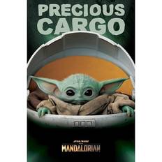 Star Wars The Mandalorian Precious Cargo Multicolour/Black/Green Poster