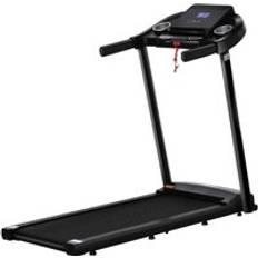 Fitness Machines Homcom Folding Treadmill Electric Motorised Running Machine With Led Display