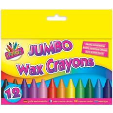 Jumbo Wax Crayons 12 Assorted