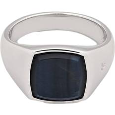Kay Blue Hawk Eye Ring Silver