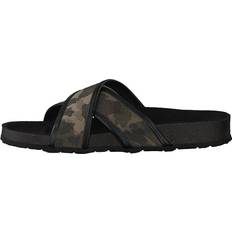 Sneaky Steve Crosser Camo Sandalias y Pantuflas - Negro