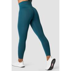 Dame - Turkise Bukser & Shorts ICANIWILL Define Seamless Scrunch Tights, Dark Teal