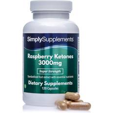 Simply Supplements Raspberry Ketones 3000mg Capsules 120 pcs